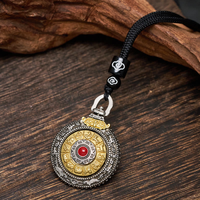 FuAttract Protection & Luck 12 Zodiac Eight Trigrams Rotating Manifestor Tibetan Ghau Necklace - image 5