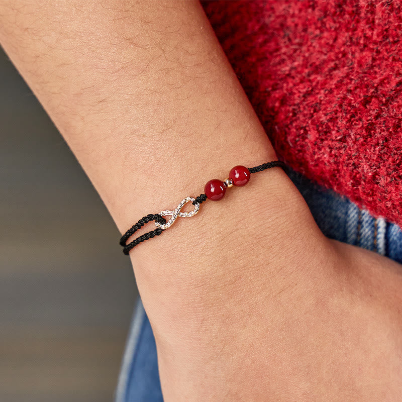 FuAttract Good Luck & Protection Infinity Charm with Cinnabar Beads Red String Bracelet - image 19