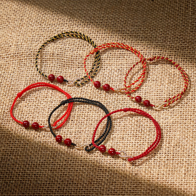 FuAttract Good Luck & Protection Infinity Charm with Cinnabar Beads Red String Bracelet - image 7