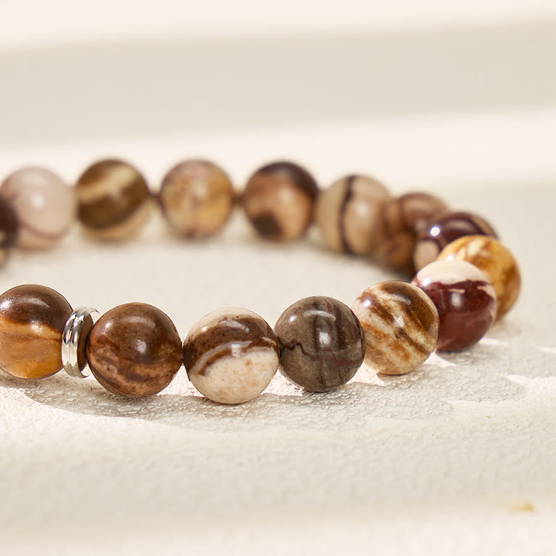 FuAttract Wealth Attraction & Protection Australian Zebra Stone Pixiu Bracelet - image 5