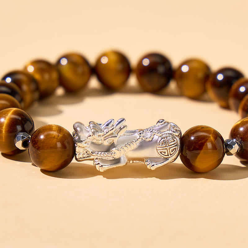 FuAttract Wealth Attraction & Courage Tiger Eye Confidence Pixiu Bracelet - image 5