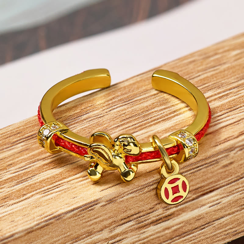 FuAttract Prosperity Fortune Protection Spiritual Energy Adjustable Ring - Adjustable - image 0