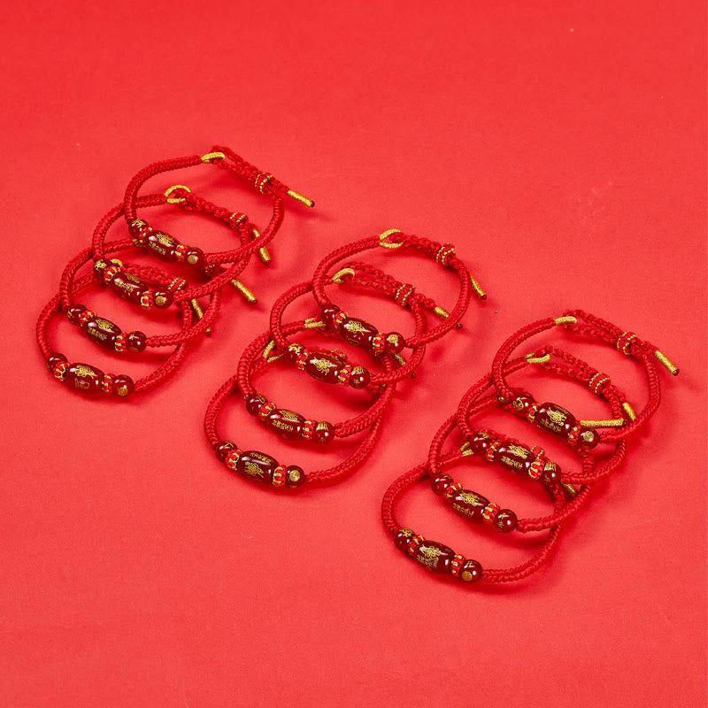 FuAttract Red Agate Chinese Zodiac Red String – Braided Protection & Fortune Bracelet - image 3