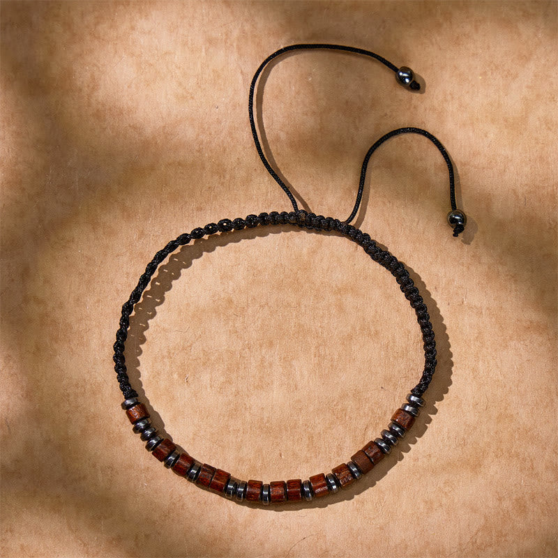 FuAttract Grounding Balance Protection Morse Code Wood-Spaced Magnetic Beads Bracelet - image 2