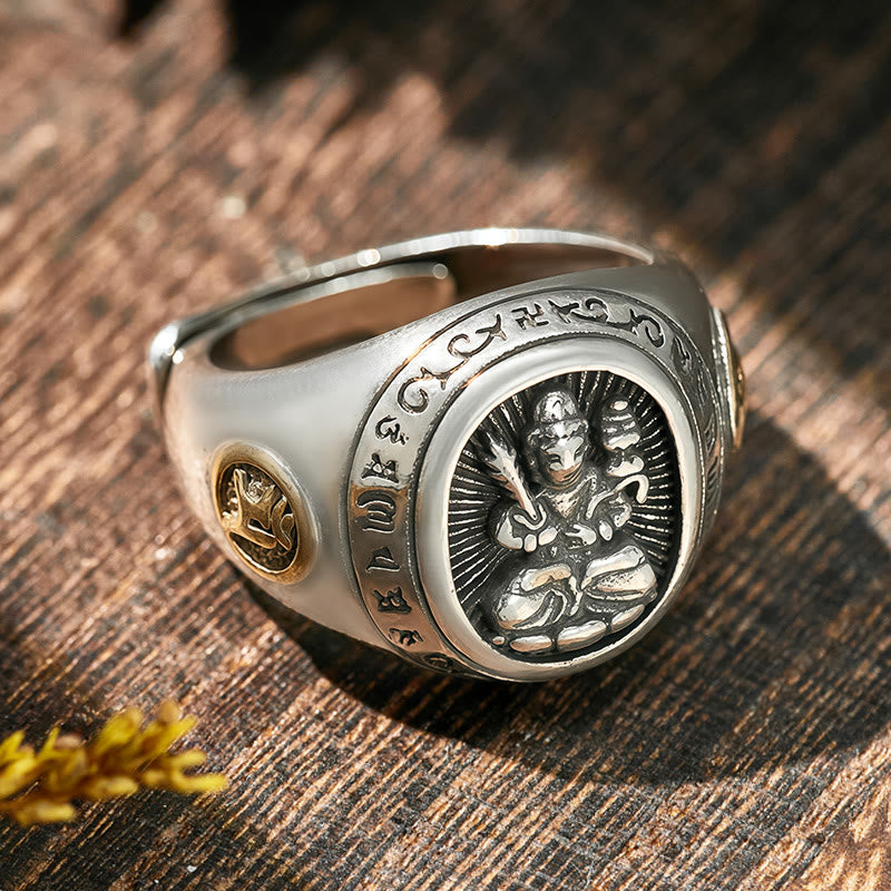 FuAttract Peace & Protection Energy Mantra Chinese Zodiac Amulet Ring - image 17
