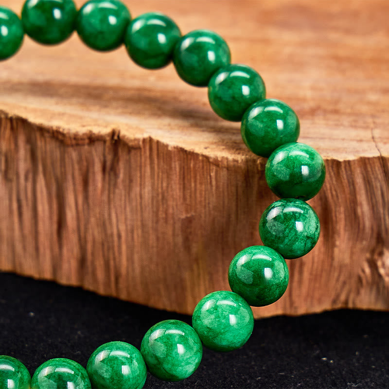 FuAttract Luck Balance & Inner Peace Chinese Zodiac Jade Silver Bracelet - image 5