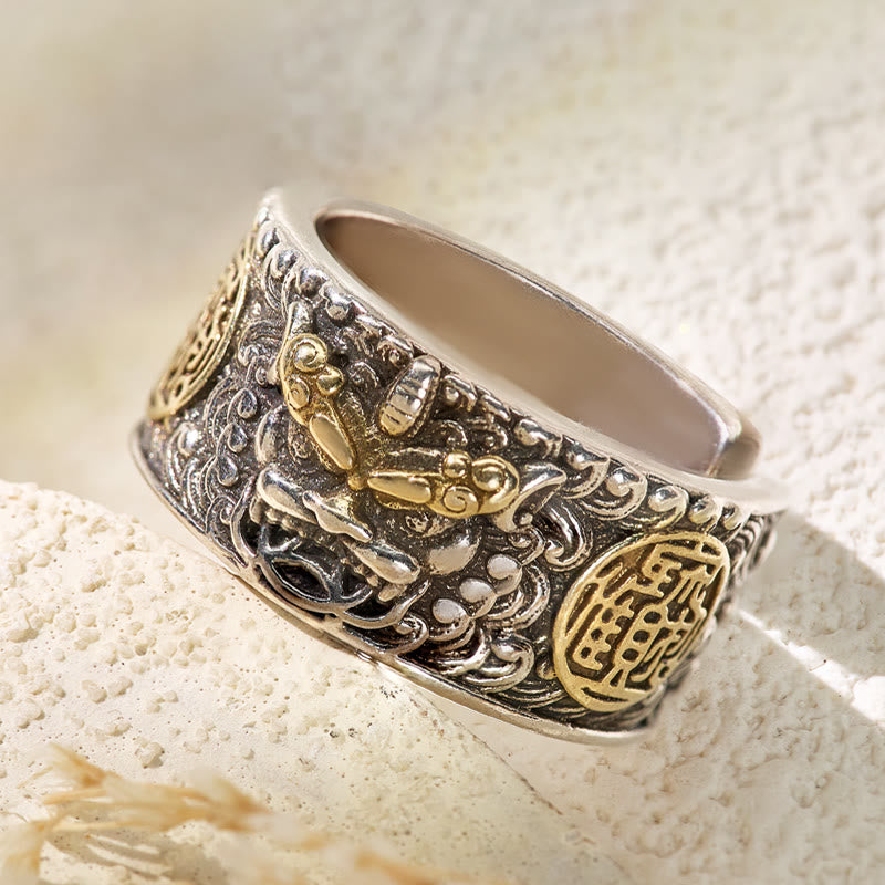 FuAttract Prosperity Abundant Energy Pixiu Ring – Wealth & Protection Symbol - image 1