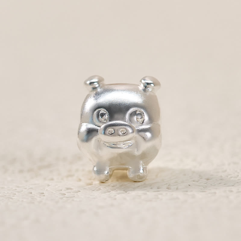 FuAttract Balance Harmony Luck Botswana Agate S999 Silver Chinese Zodiac Bracelet - Pig - image 20