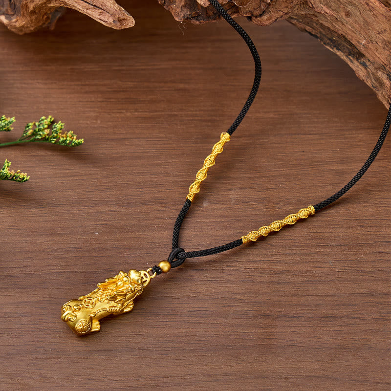 FuAttract Vital Energy Wealth Pixiu Necklace for Luck Protection & Prosperity - image 5