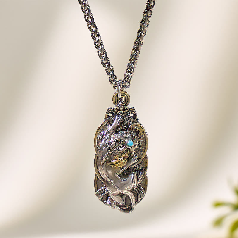 FuAttract Protection Wealth Fortune & Energy Flow Guardian Pixiu Necklace - image 1