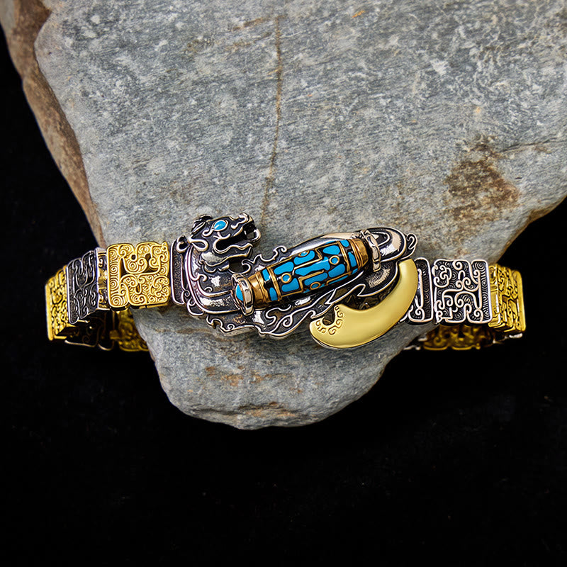 FuAttract Fortune Guardian Bracelet – Pixiu + Nine-Eyed Dzi Bead - image 6