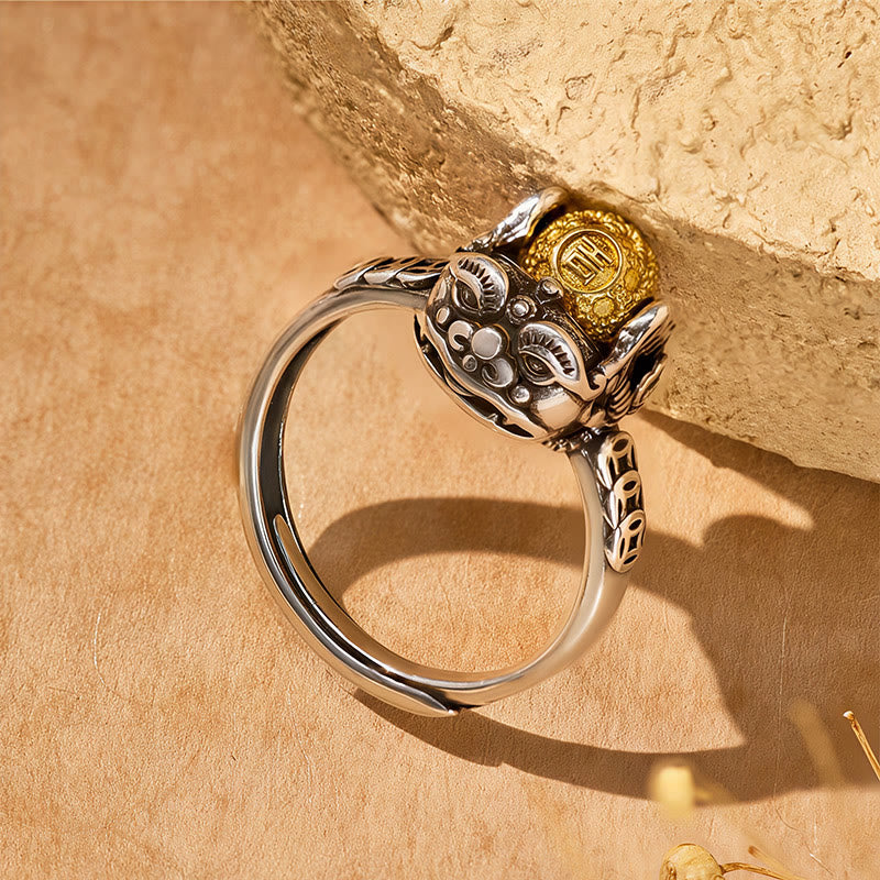 FuAttract Vitality & Fortune Flow – Pixiu Ring for Wealth Attraction & Protective Strength - image 1