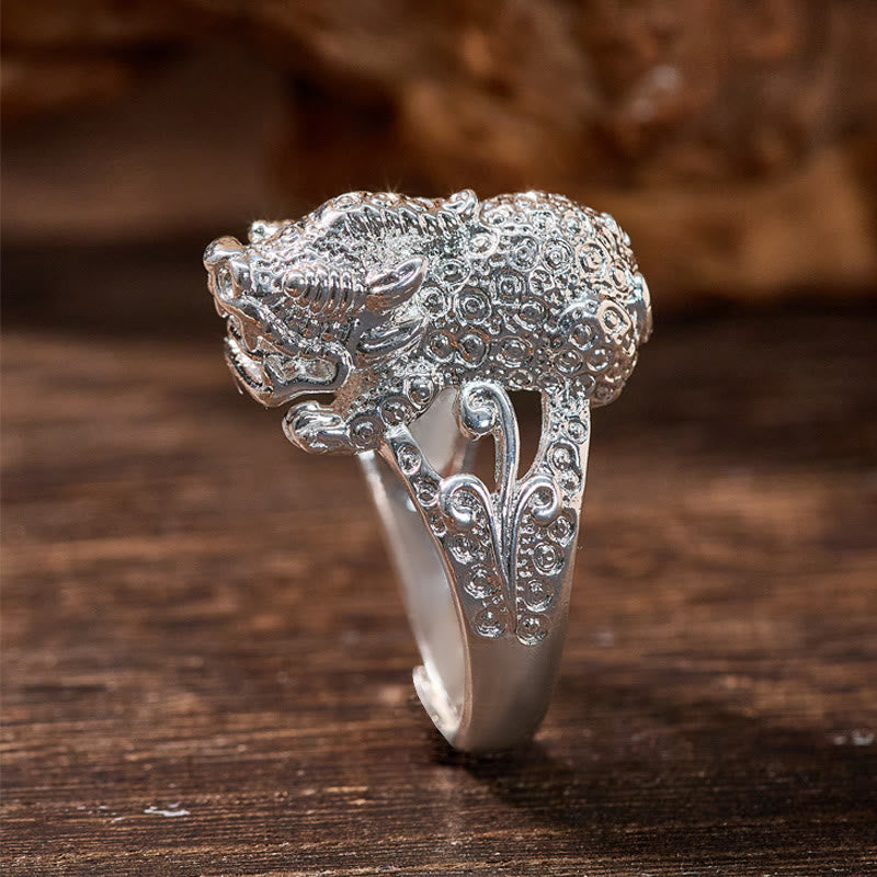 FuAttract Power & Fortune Energy Activation Wealth Attraction Pixiu Ring - image 8