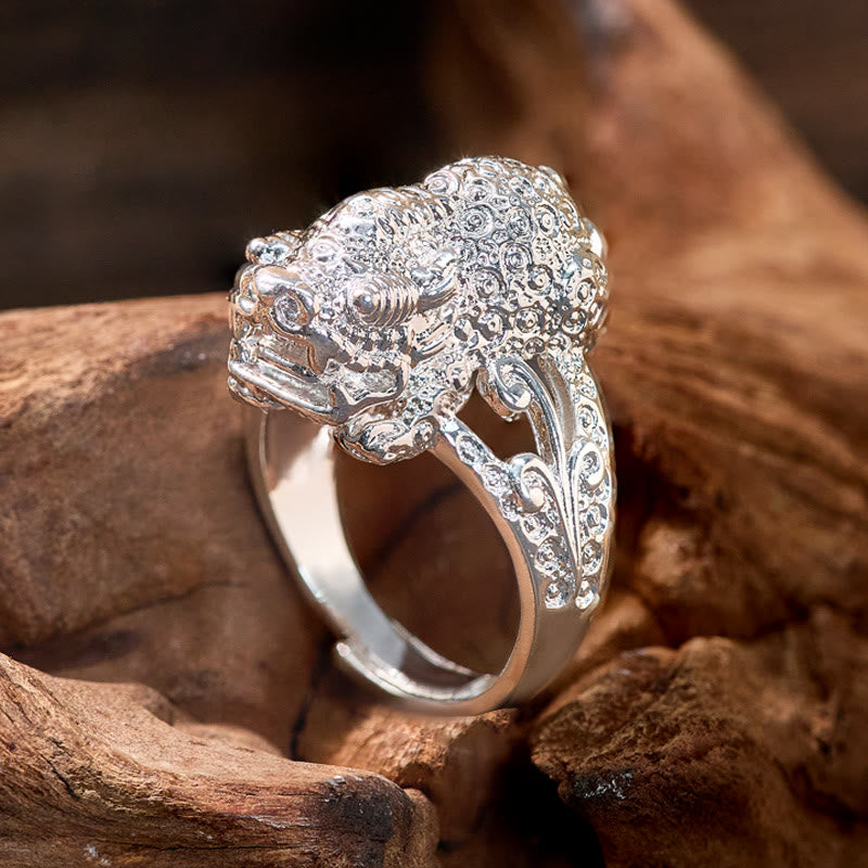 FuAttract Power & Fortune Energy Activation Wealth Attraction Pixiu Ring - image 7