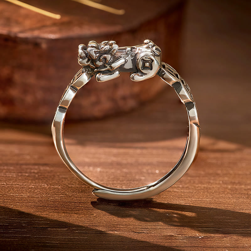 FuAttract Energy Flow & Wealth Guard – Pixiu Ring for Protection & Balance - image 8