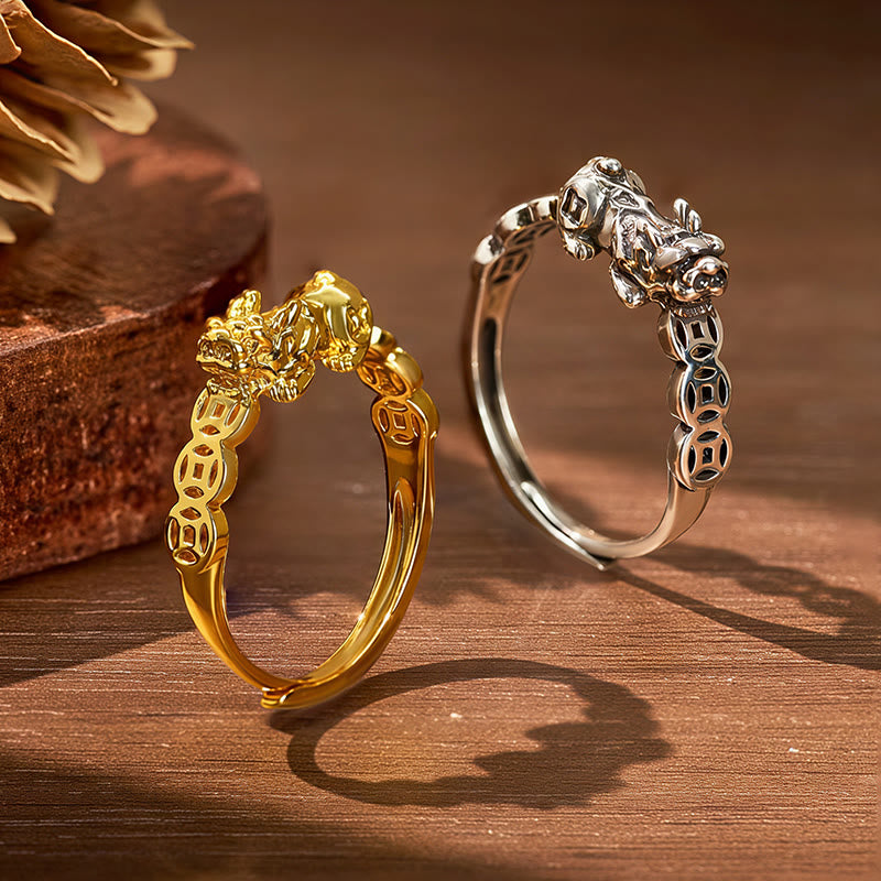 FuAttract Energy Flow & Wealth Guard – Pixiu Ring for Protection & Balance - image 5