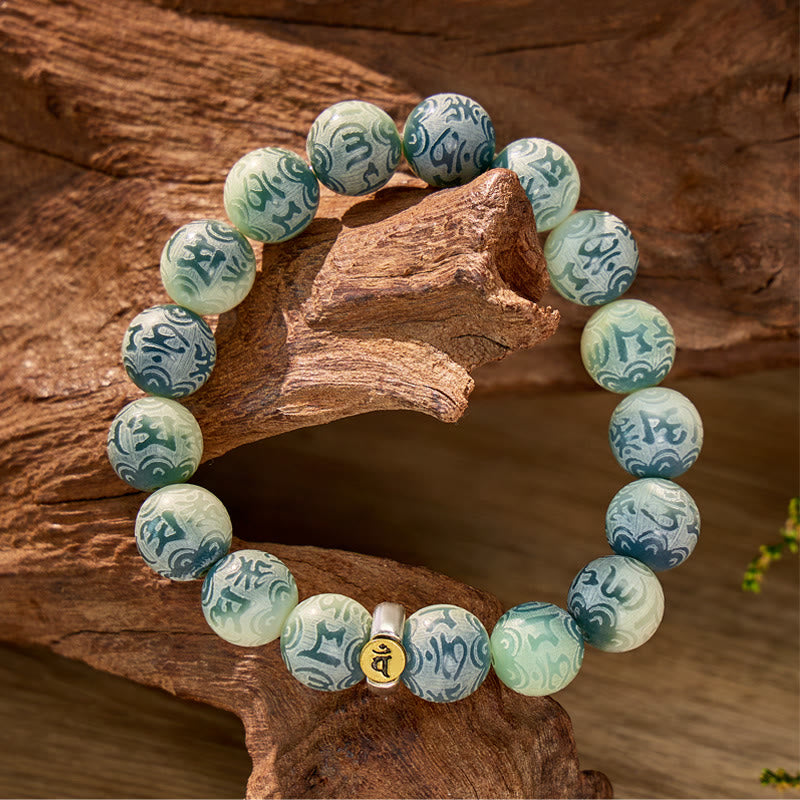 FuAttract Spiritual Awakening & Protection Bodhi Seed Om Mani Mantra & Chinese Zodiac Bracelet - image 3