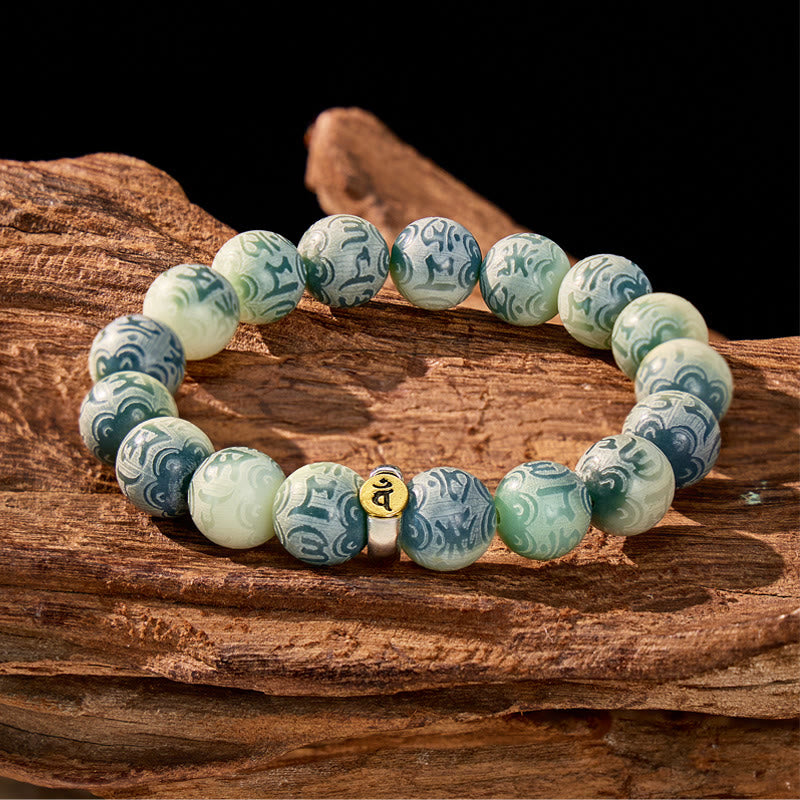 FuAttract Spiritual Awakening & Protection Bodhi Seed Om Mani Mantra & Chinese Zodiac Bracelet - image 1