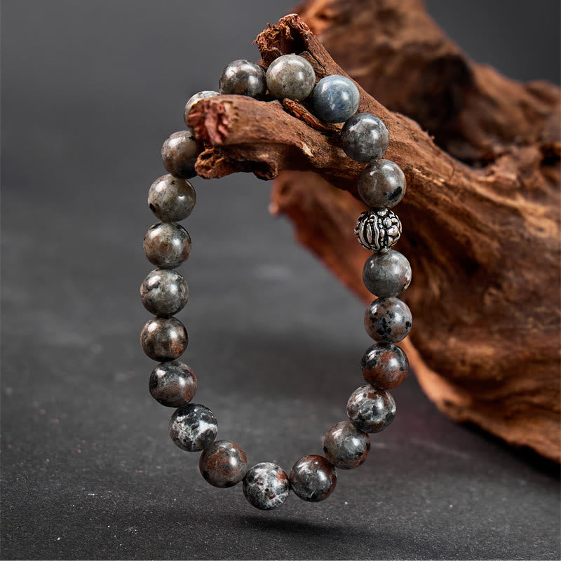 FuAttract Inner Power Protection Yooperlite S925 Sterling Silver & Pixiu Bracelet - image 3