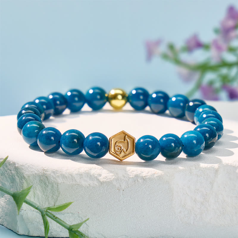 FuAttract Protection & Luck Inner Strength Apatite Chinese Zodiac Bracelet - image 1