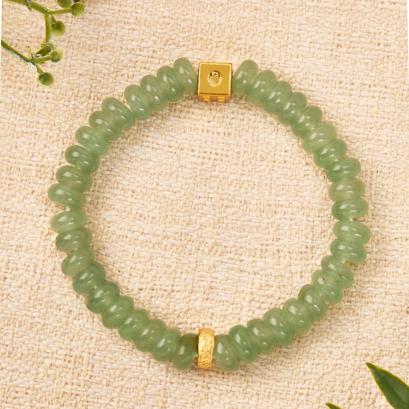 FuAttract Harmony Luck & Prosperity Flow Green Aventurine Pixiu Bracelet - image 1