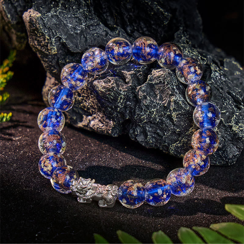 FuAttract Clarity Balance Radiance & Wealth Flow Silver Pixiu Glaze Bracelet - image 1