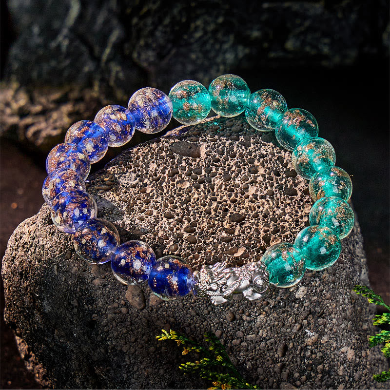 FuAttract Clarity Balance Radiance & Wealth Flow Silver Pixiu Glaze Bracelet - image 20