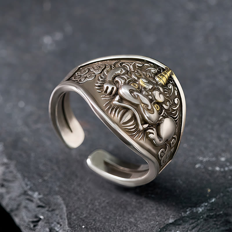 FuAttract Wealth Attraction Luck Flow Protection & Vitality Pixiu Ring - image 5
