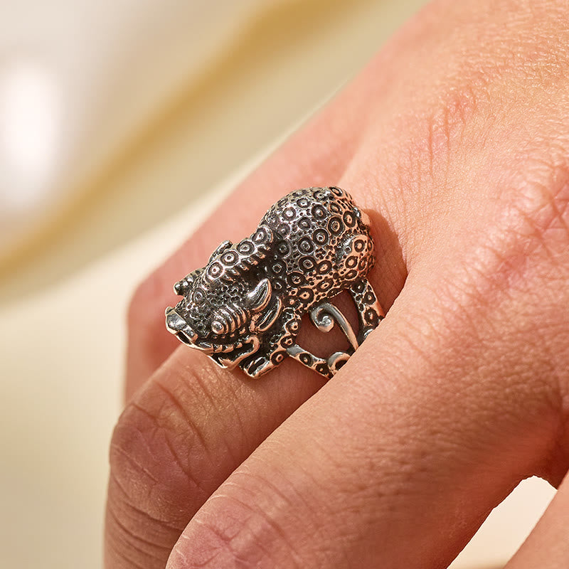 FuAttract Wealth Luck Flow & Protective Energy Adjustable Pixiu Ring - image 10
