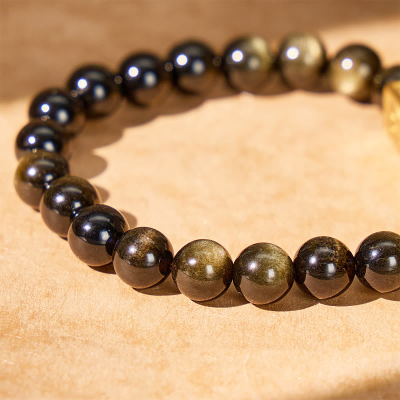 FuAttract Angel Numbers Bracelet — Destiny Guidance & Golden Obsidian Protection - image 5