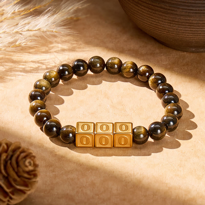 FuAttract Angel Numbers Bracelet — Destiny Guidance & Golden Obsidian Protection - 000 - image 11