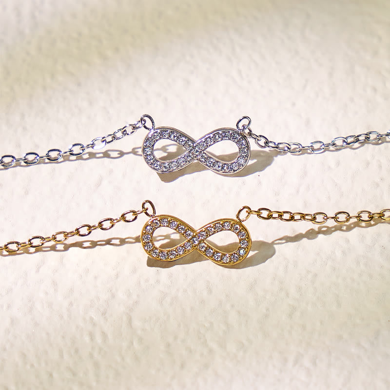 FuAttract Self-Love Emotional Balance Zircon Infinity Stainless Steel Necklace - image 4