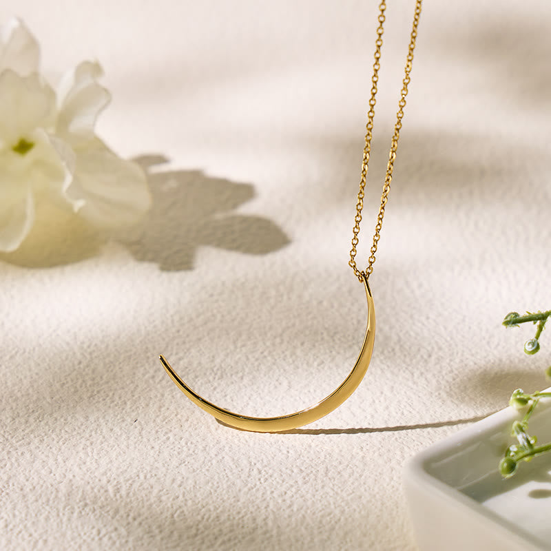 FuAttract Emotional Balance & Natural Rhythm Alignment Crescent Moon Flow Necklace - image 3