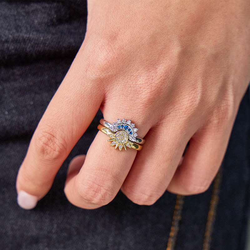 FuAttract Sun & Moon Balance Ring for Inner Harmony & Emotional Control - image 3