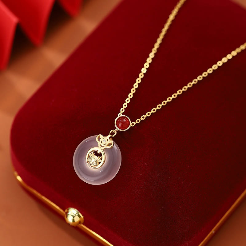FuAttract Protection Luck Balance Chinese Zodiac S999 Silver Red Agate Necklace - Dragon - image 17