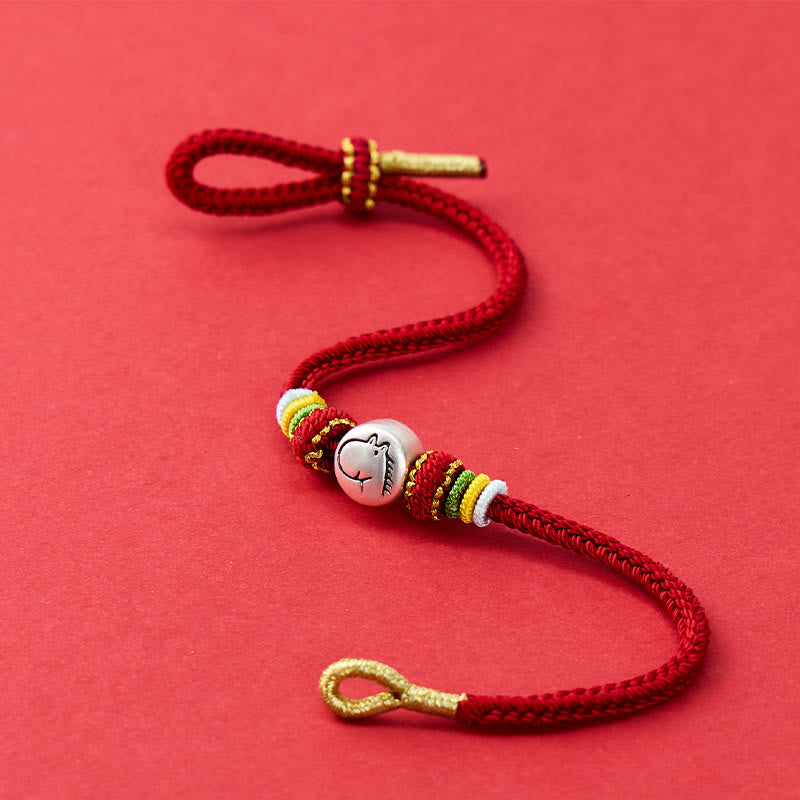 FuAttract Protection & Inner Balance Chinese Zodiac Red String Silver Charm Bracelet - image 4