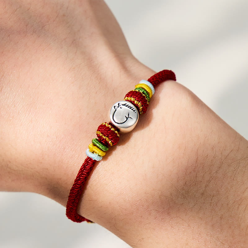 FuAttract Protection & Inner Balance Chinese Zodiac Red String Silver Charm Bracelet - image 2