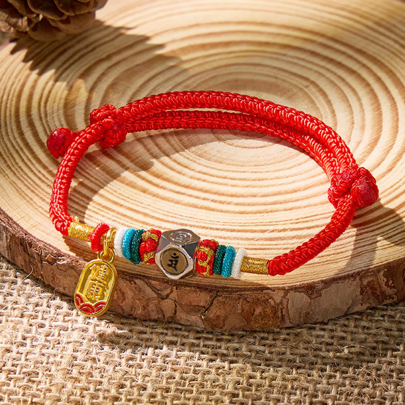 FuAttract Fortune Protection Chinese Zodiac Red String Bracelet - Rabbit - Manjushri - image 13