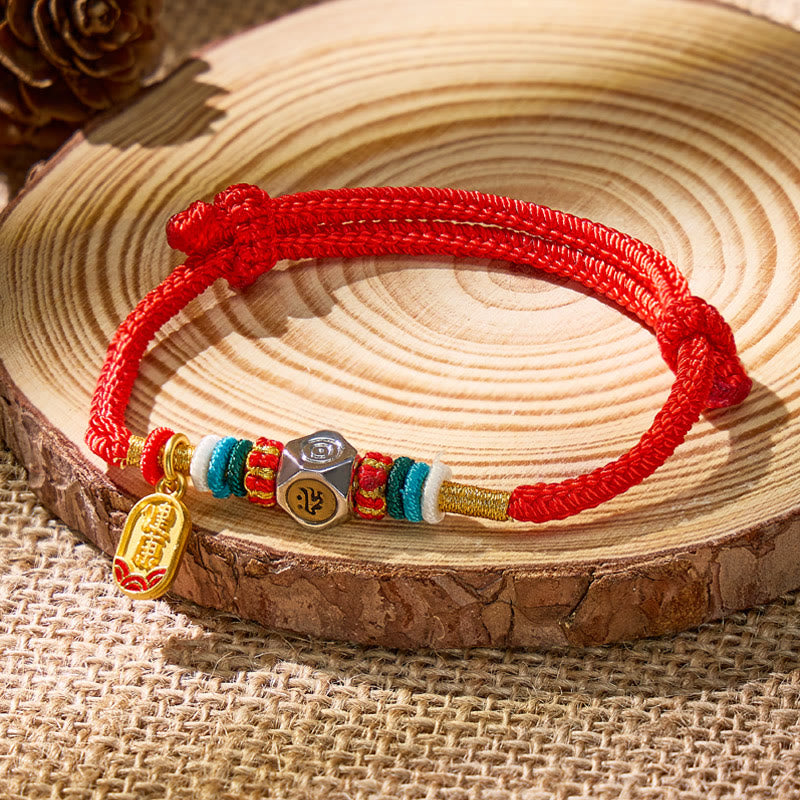 FuAttract Fortune Protection Chinese Zodiac Red String Bracelet - Dog Pig - Amitabha - image 28