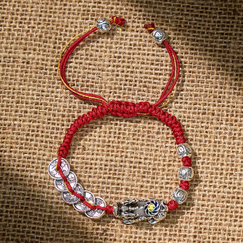 FuAttract Wealth & Protection Red String Bracelet – Pixiu Energy Flow Charm - image 2
