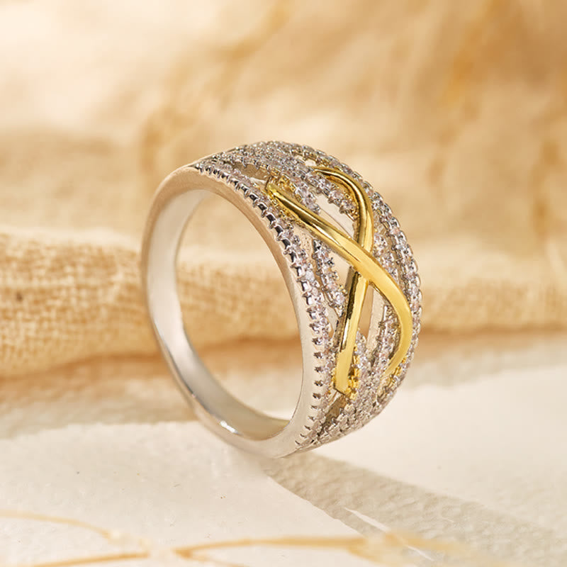 FuAttract Self-Love Energy Emotional Healing Infinity Adjustable Ring - image 2