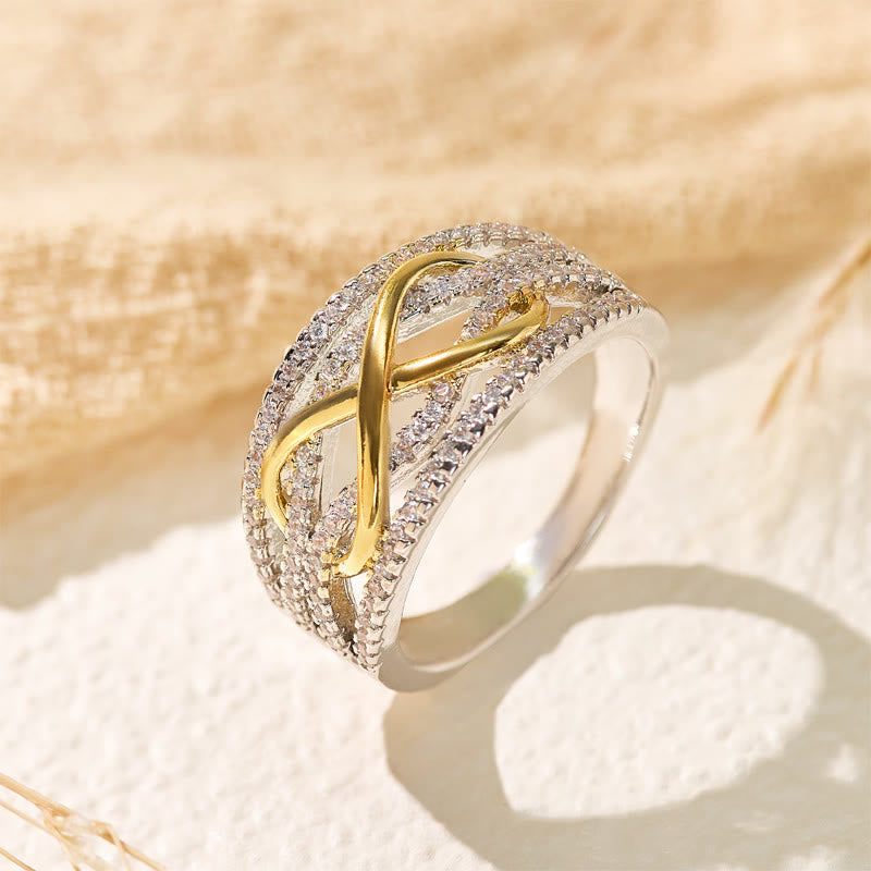 FuAttract Self-Love Energy Emotional Healing Infinity Adjustable Ring - image 1