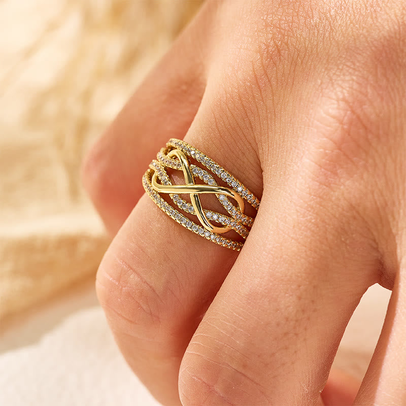 FuAttract Self-Love Energy Emotional Healing Infinity Adjustable Ring - image 7