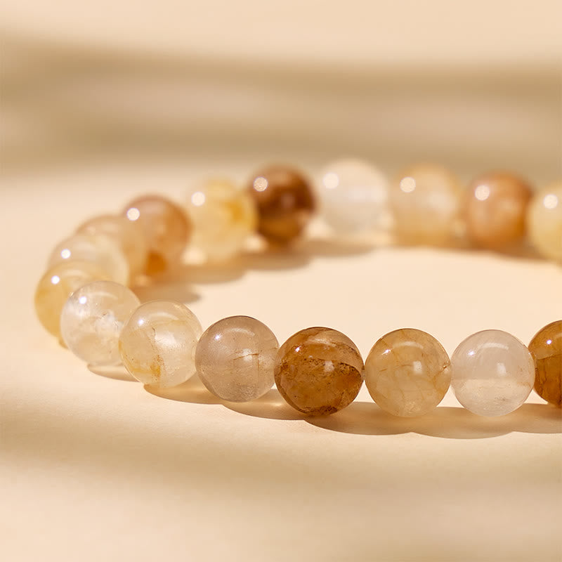FuAttract Abundance & Positivity Energy Yellow Glue Flower Pixiu Bracelet - image 7
