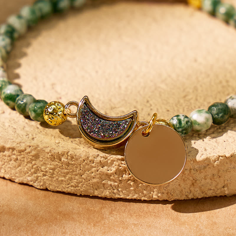 FuAttract Calm & Energy Crescent Moon Bracelet – Multi-Stone Healing Collection - image 6