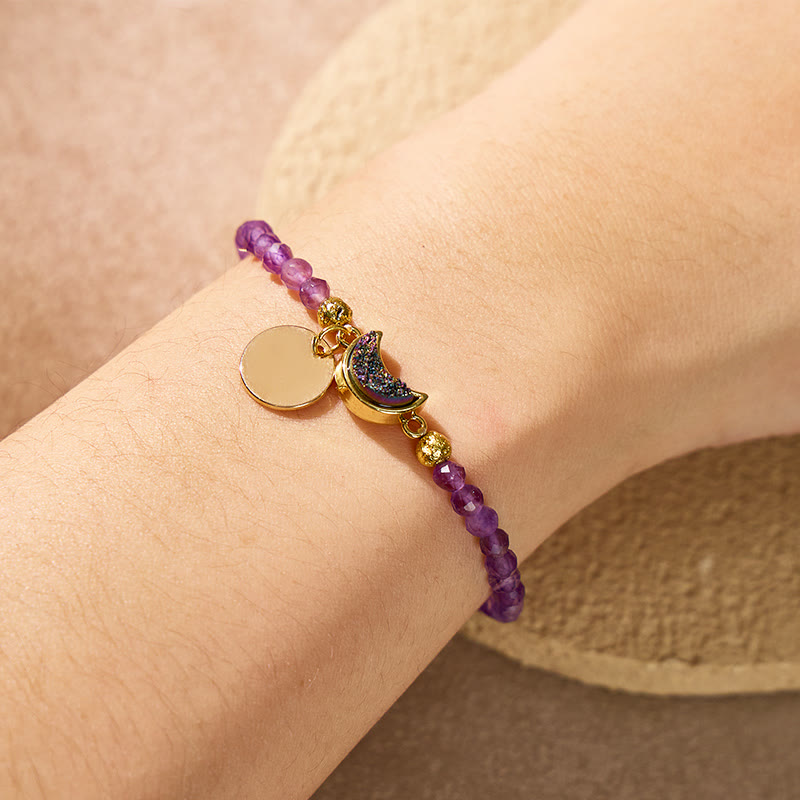 FuAttract Calm & Energy Crescent Moon Bracelet – Multi-Stone Healing Collection - image 18