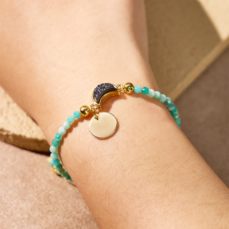 FuAttract Calm & Energy Crescent Moon Bracelet – Multi-Stone Healing Collection - image 27
