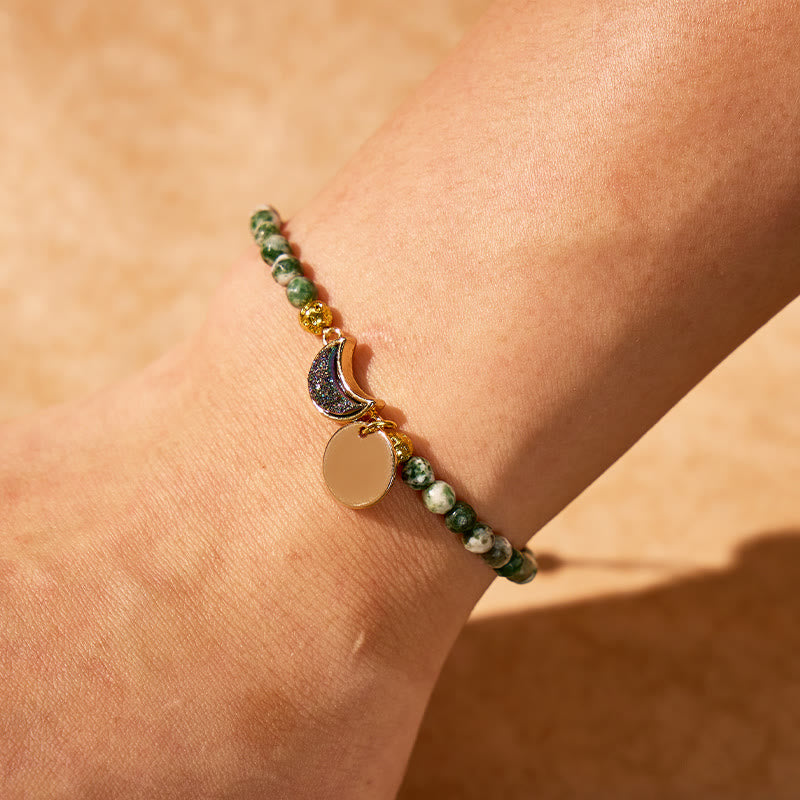 FuAttract Calm & Energy Crescent Moon Bracelet – Multi-Stone Healing Collection - image 3