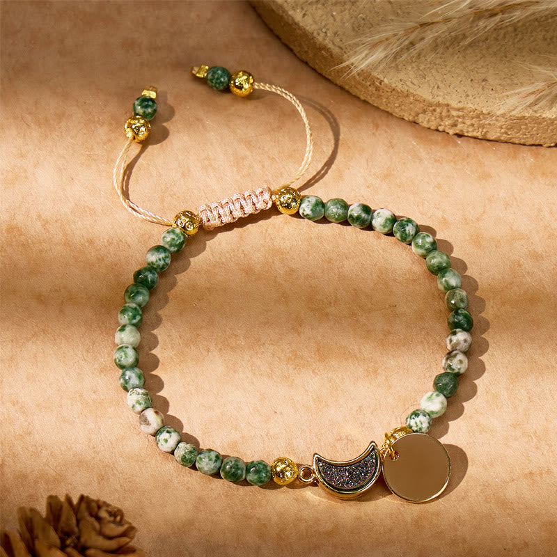 FuAttract Calm & Energy Crescent Moon Bracelet – Multi-Stone Healing Collection - image 1