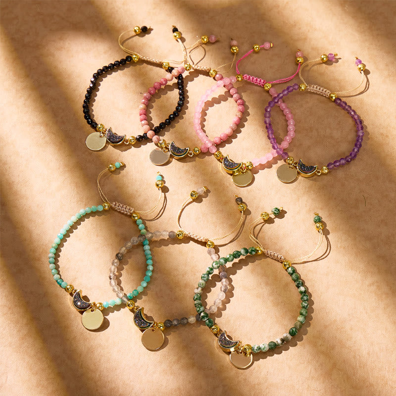 FuAttract Calm & Energy Crescent Moon Bracelet – Multi-Stone Healing Collection - image 7